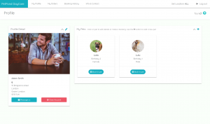 Your client's profile on PetPond